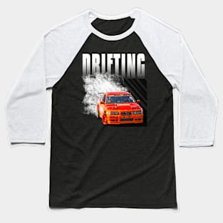 Drifting Car Design Baseball T-Shirt